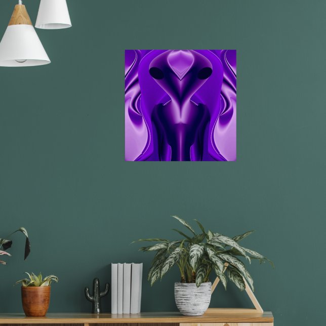 Poster 3D Sonhos Roxos Arco-Íris, Alienígena (Sala de Estar 1)