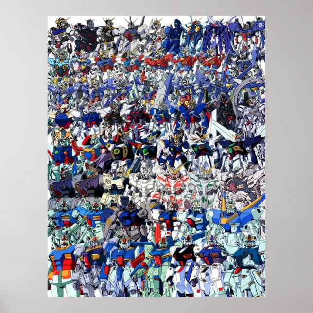 Poster 40 anos de Gundam (Frente)