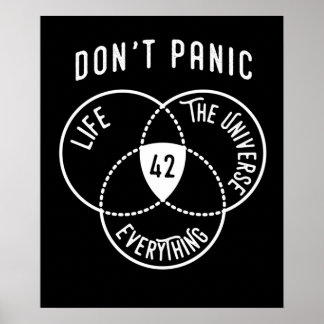 Poster 42 A resposta para o Universo da Vida e tudo o que
