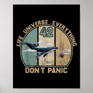 Poster 42 Resposta à Vida o Universo e Tudo Não