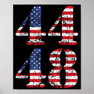 Poster 44-48 Obama Para Presidente '28 2028 4 de Julh
