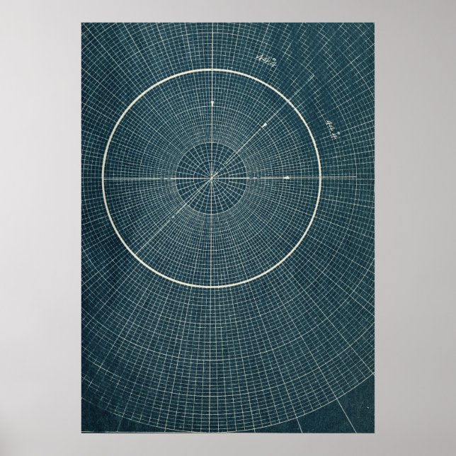 Poster 44,4 Graus - Gráfico de Vintage (Frente)