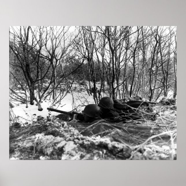 Póster 45.ª Divisão de Infantaria no Bulge (Frente)