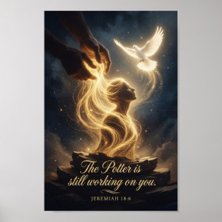 Poster #45 Caminhe Pela Fé Inspirador /Potter