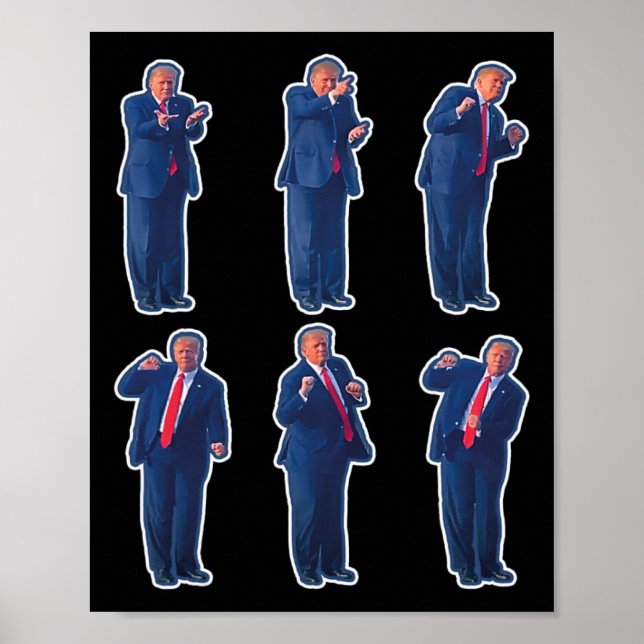 Poster 45 Dance Donald Trump 47º Presidente Trump 1 (Frente)