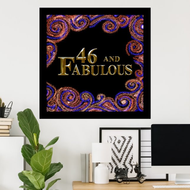 Poster 46º Aniversário  (Escritório em casa)