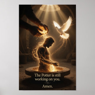 Poster #46 Caminhe Pela Fé Inspirador /Potter