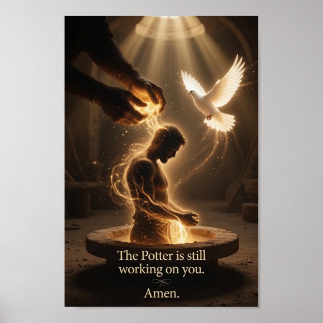 Poster #46  Caminhe Pela Fé Inspirador /Potter (Frente)
