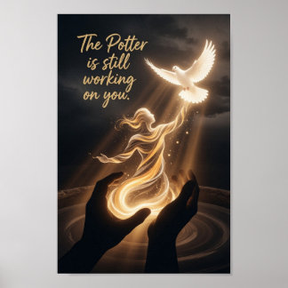 Poster #47 Caminhe Pela Fé Inspirador /Potter