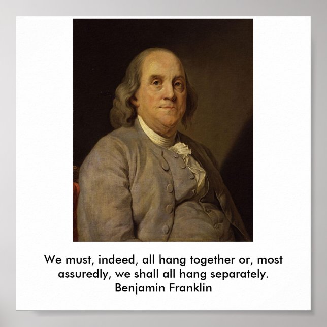 Poster 485px-Benjamin_Franklin_by_Joseph_Siffred_Duple... (Frente)