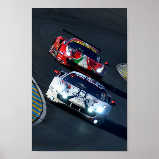 Poster 488 GTE EVO 24 Horas de Le Mans 2022 (Frente)
