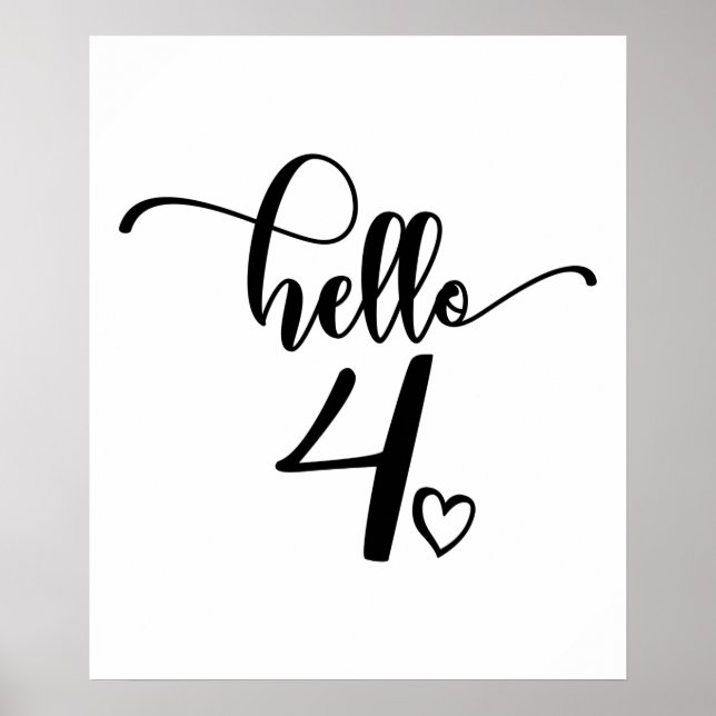 Poster 4.º Aniversário Raparigas Alô Quatro Bons Filhos D (Frente)