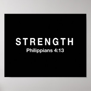 Póster 4:13 dos Philippians da força