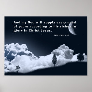 Póster 4:19 dos PHILIPPIANS