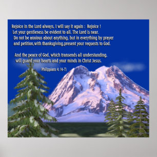 Poster 4:7 dos Philippians