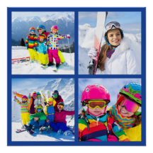 4 Colagem de Fotos em Grid de Férias de Inverno Az