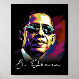 Poster 4 De Julho Barack Obama Presidente Retrato Patrio