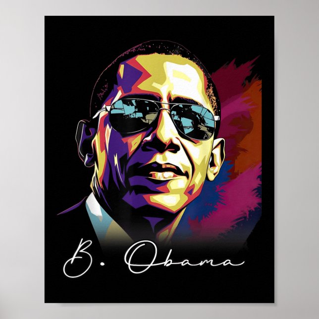 Poster 4 De Julho Barack Obama Presidente Retrato Patrio (Frente)