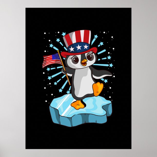 Poster 4 De Julho De 2021 Pinguim (Frente)