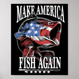 Poster 4 De Julho De Pesca _ Faça A América Pescar Novame