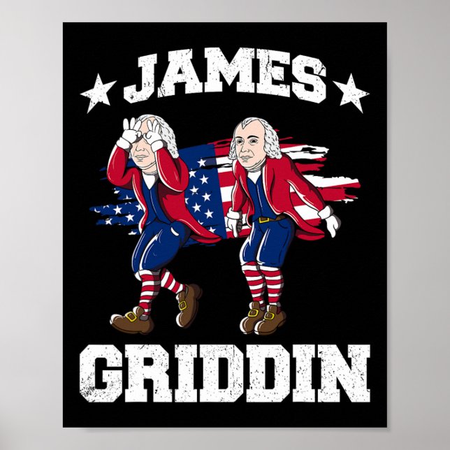 Poster 4 De Julho James Madison Griddy James Griddin 1 (Frente)