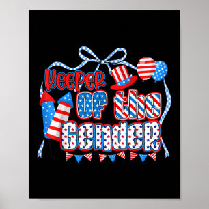 Poster 4 De Julho Patriótico Bebê Revelou Partido Detento