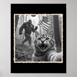 Poster 4 De Julho Pé Grande E Sasquatch