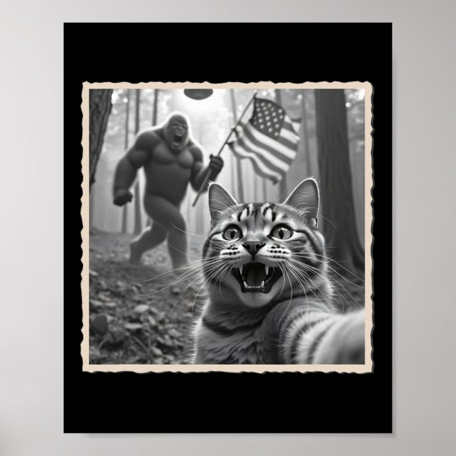 Poster 4 De Julho Pé Grande E Sasquatch (Frente)
