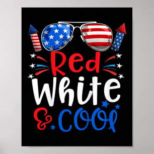 Poster 4 De Julho Red White E Legal Meninos Patrióticos