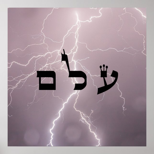 Póster 4 Eliminando a negatividade - 72 Nomes de Deus (Frente)