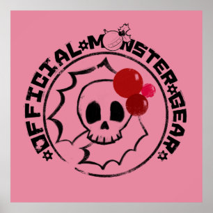 Poster 4 Little Monsters - Nessa Holiday Logo