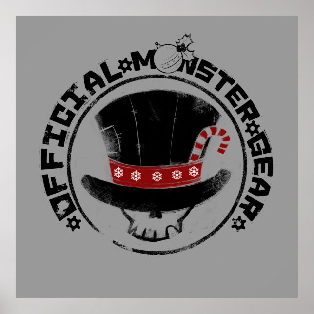 Póster 4 pequenos monstros - Logotipo Andy Holiday (Frente)