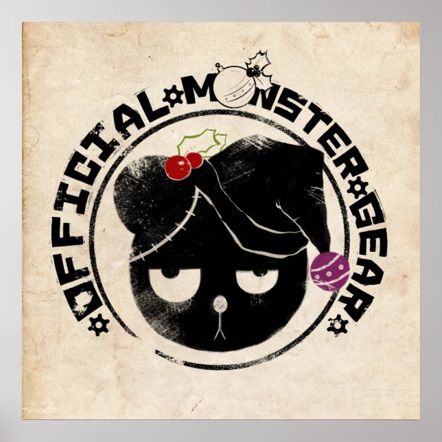 Póster 4 pequenos monstros - Logotipo Michael Holiday (Frente)