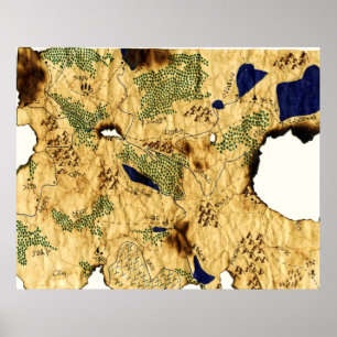 Póster 4o Mapa do reino esquecido