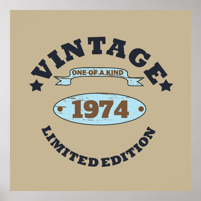 Poster 50ª festa de aniversário personalizada (Frente)