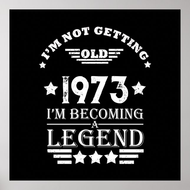 Poster 50ª festa de aniversário personalizada (Frente)