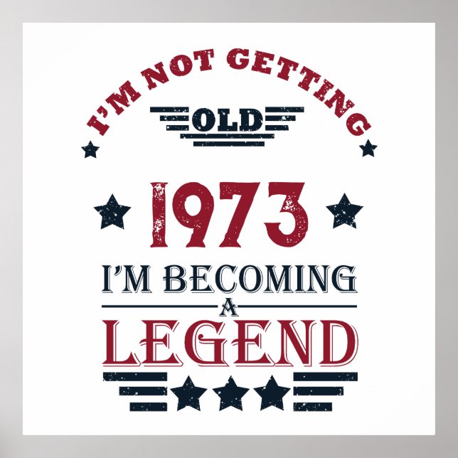 Poster 50ª festa de aniversário personalizada (Frente)