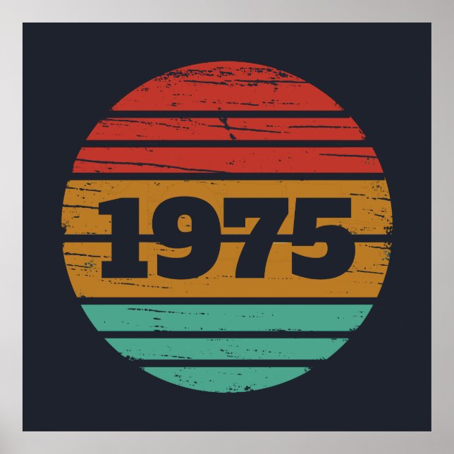 Poster 50ª festa de aniversário personalizada (Frente)