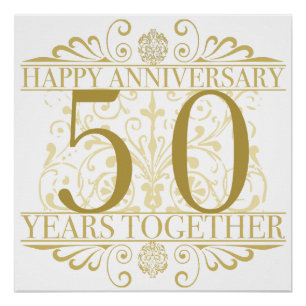 Póster 50º aniversário do Elegant