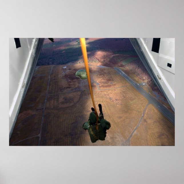 Poster 501 Regimento de Infantaria de Paraquedas de rua (Frente)