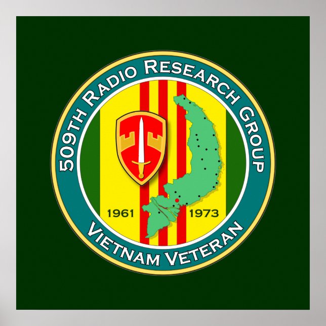 Póster 509.o RRG - ASA Vietname (Frente)