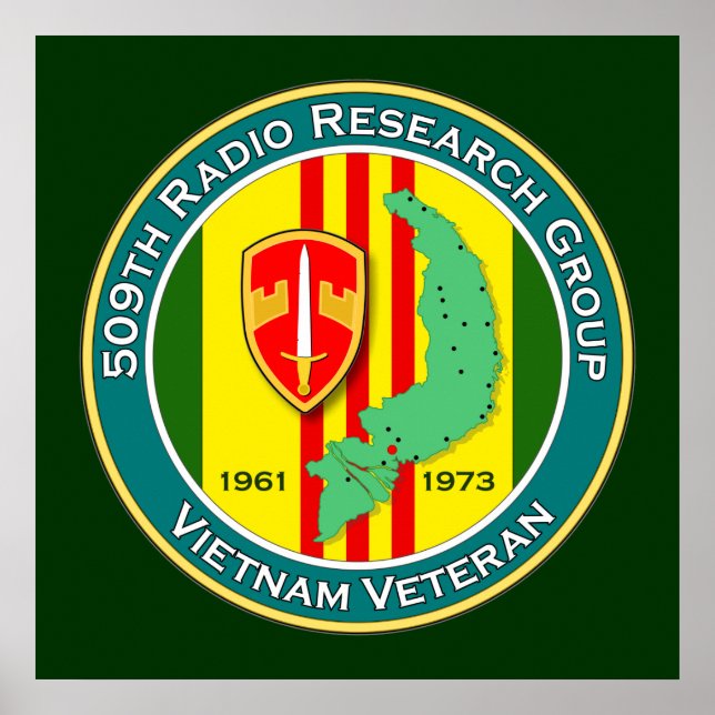 Poster 509.o RRG - ASA Vietname (Frente)
