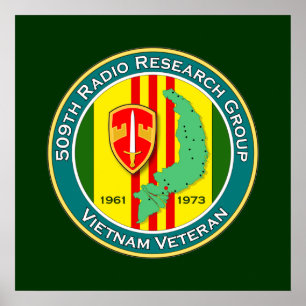 Póster 509th RRG - ASA Vietnam