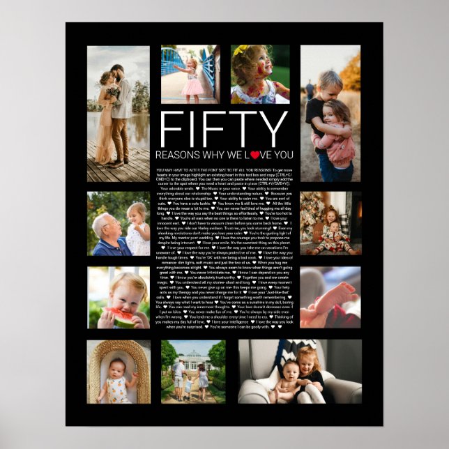 Poster 50 razões pelas quais te amamos vow de casamento t (Frente)