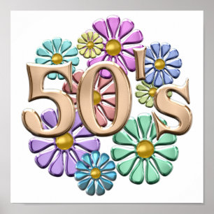 Poster 50 retro
