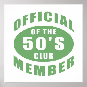 Poster 50th Membro do oficial do aniversário