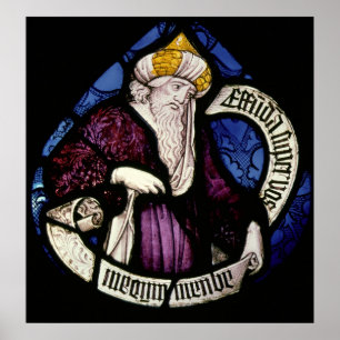 Póster 52: Roundel do profeta Ezekiel, século XV