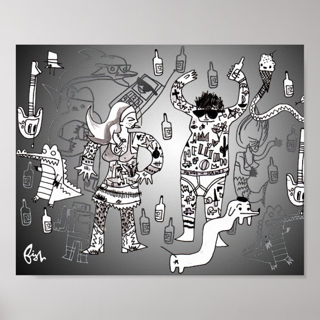 Póster 52 Semanas Tatuagem (Frente)