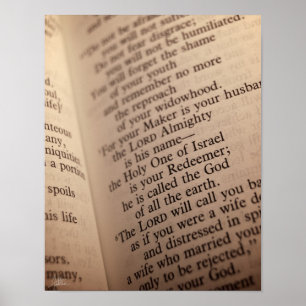 Póster 54:5 de Isaiah [impressão]