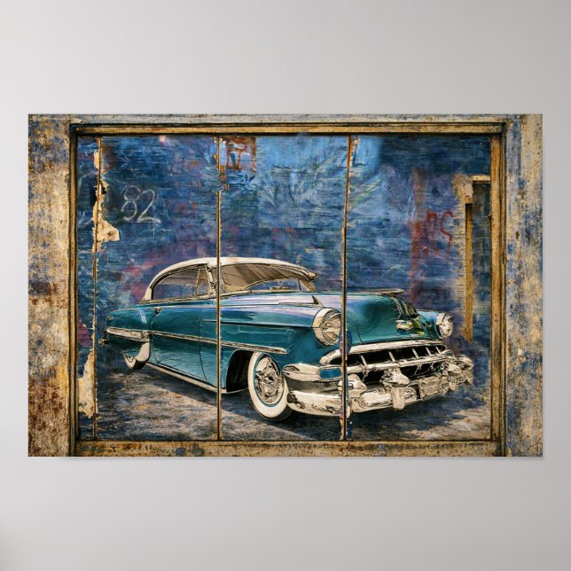 Poster '54 Chevy Wall Image (Frente)